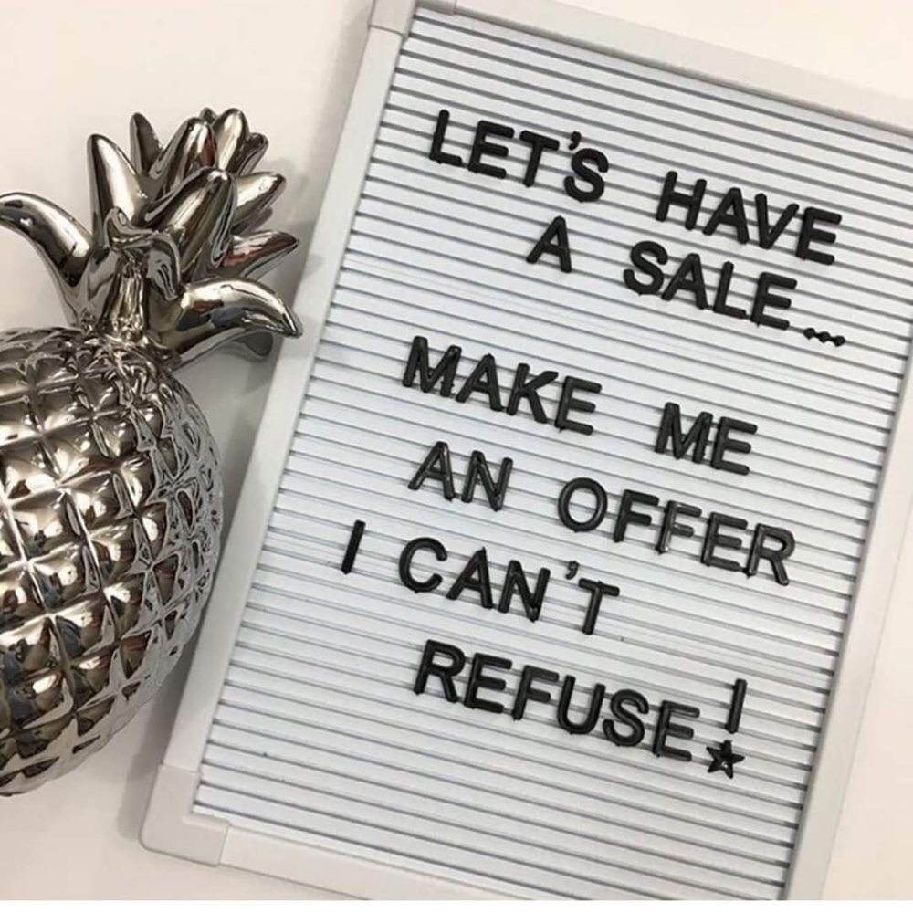 Reasonable offers welcomed on all items!